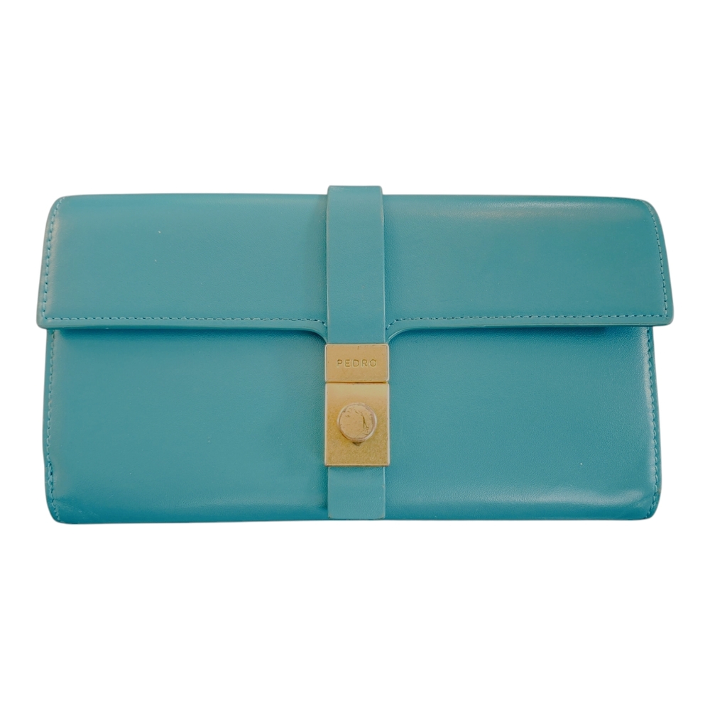 PEDRO Fabulous Teal Clutch Wallet
